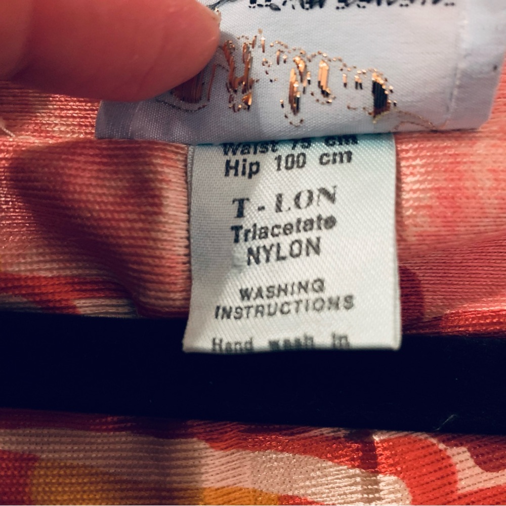 Genuine Vintage Finlaw Of Melbourne 1970’s Maxi Dress Colourful Print Size 16 - Picture 7 of 16